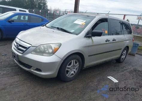 2005 Honda Odyssey Lx из США, поврежденный, VIN 5FNRL38265B031381